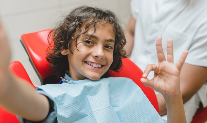 kids with orthodontist